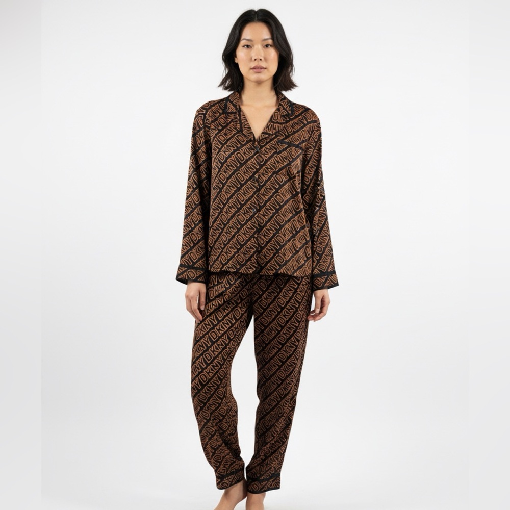 Designer Women's Brown Pajama Set New Never Worn